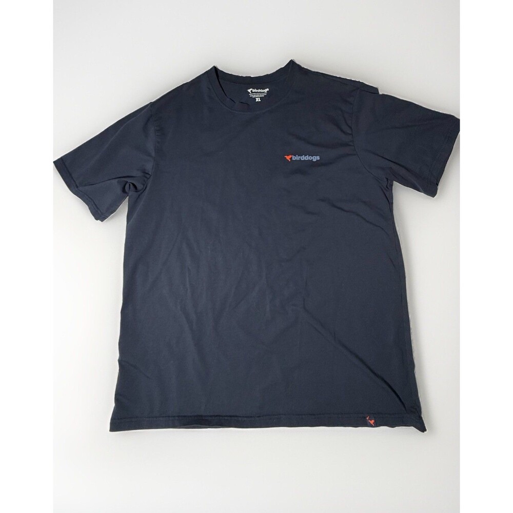 NWOT Birddogs Men’s XL Blue T-Shirt Bird Logo Short Sleeve Cotton